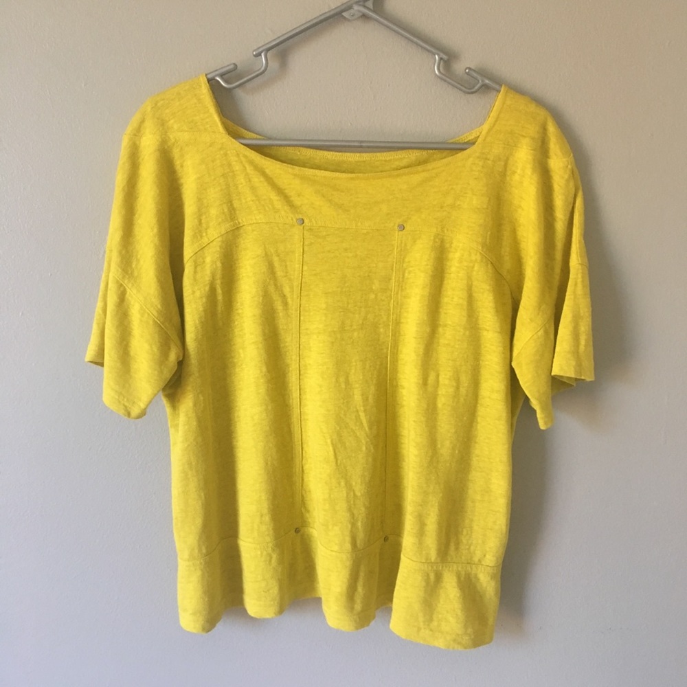 *Gently Worn* Eileen Fisher loose linen top | XS